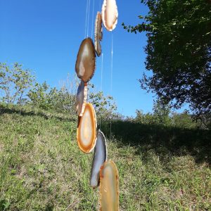 Achatscheiben – Windspiel natur