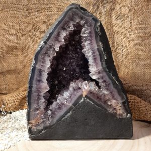 Amethyst-Geoden-Pärchen