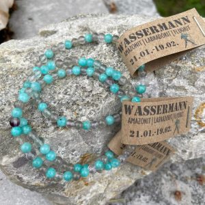 Edelsteinarmband „WASSERMANN“