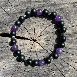 Armband „Amethyst-Onyx“