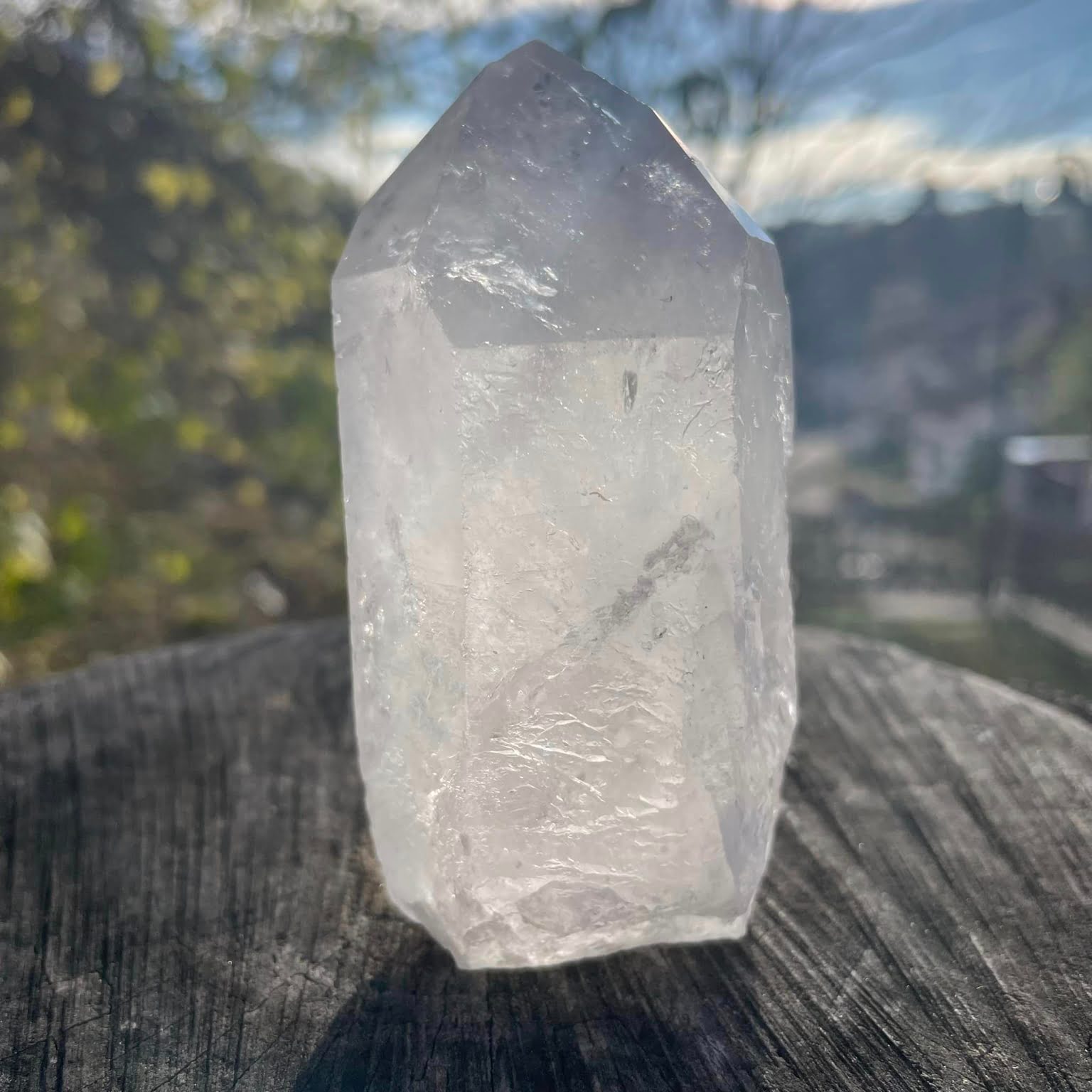 Bergkristall-Spitze